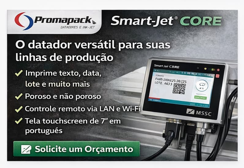 Sistema digital SmartJet para aplicações com dados variáveis