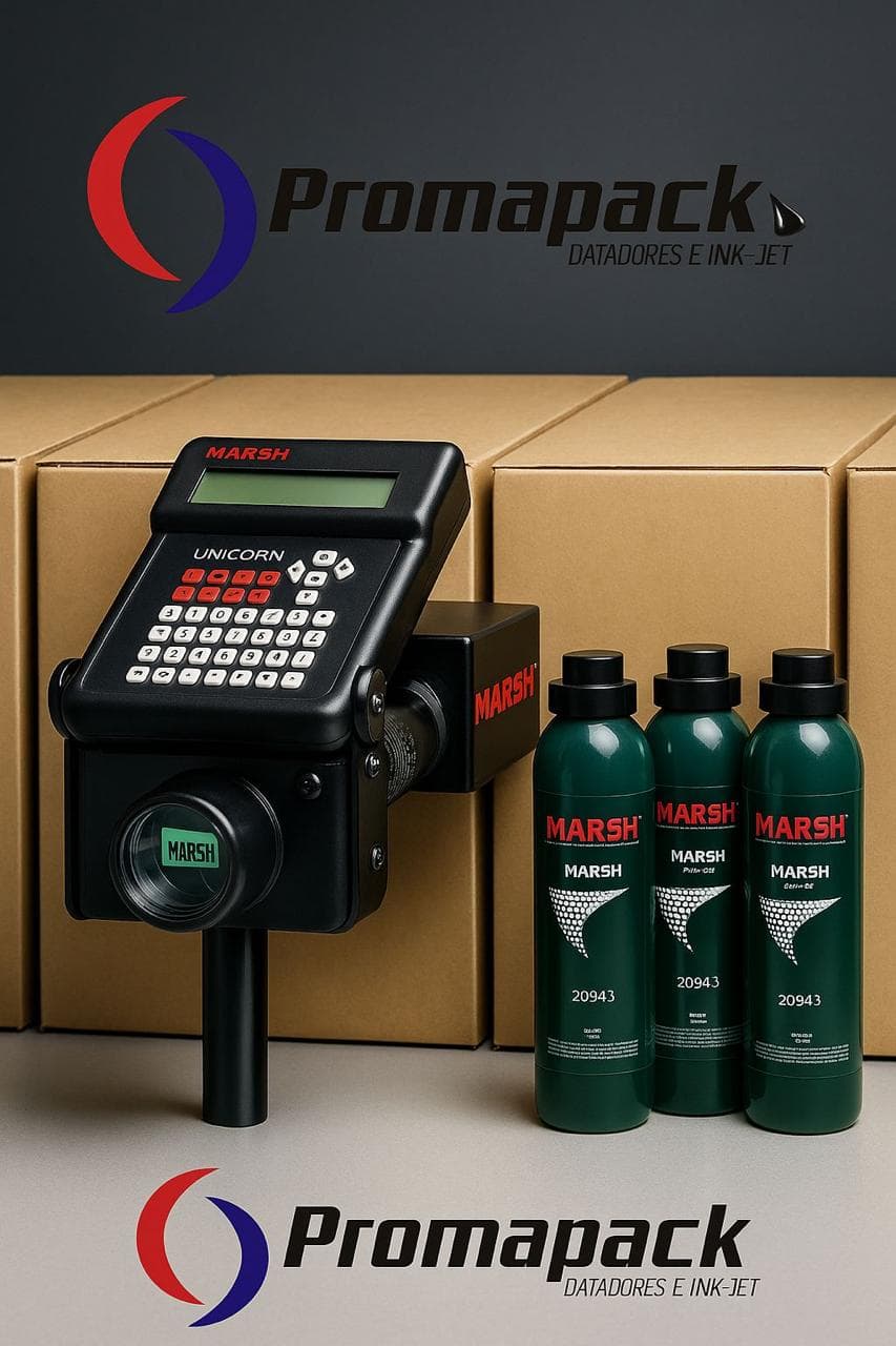 Visão lateral do Marsh Unicorn operando em ambiente industrial