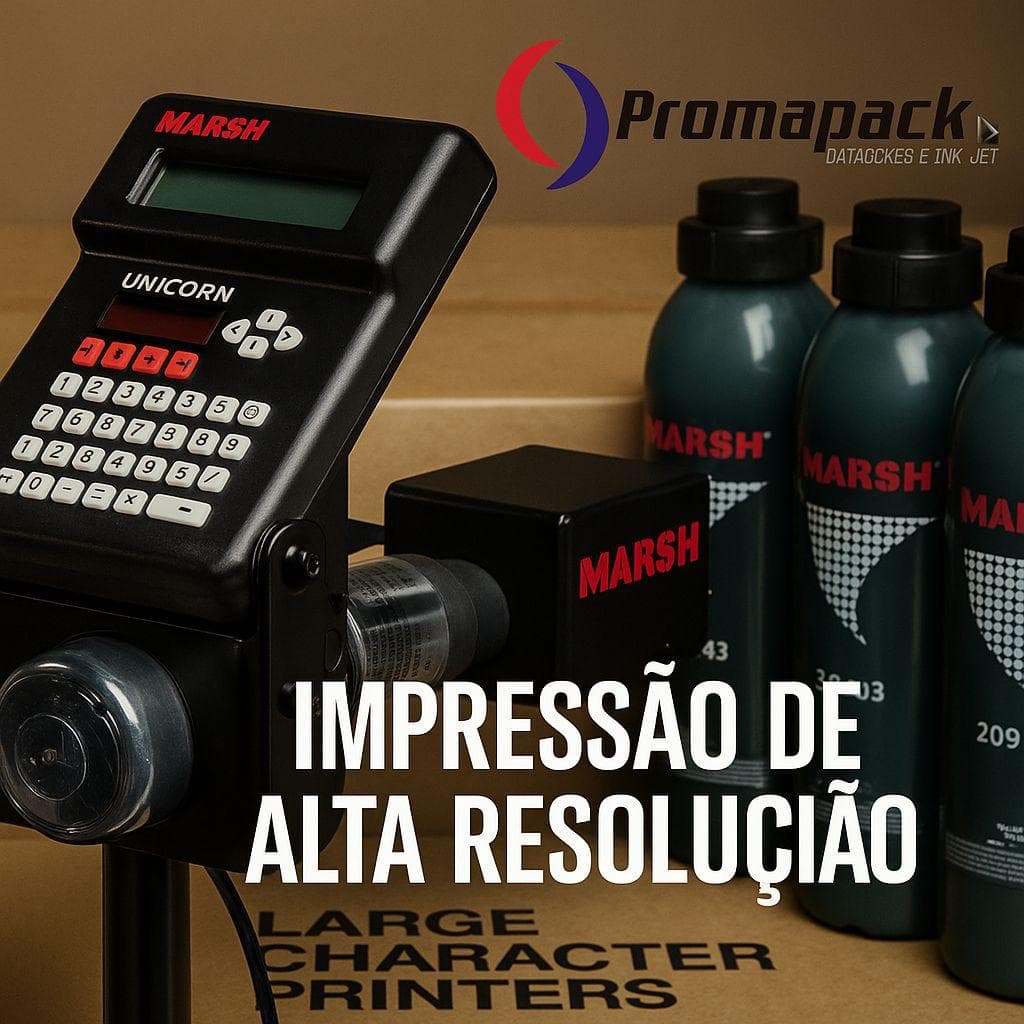 Embalagens reais de tinta para o sistema Marsh Unicorn
