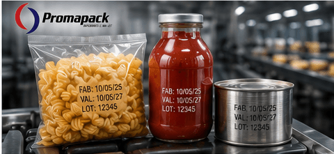 Embalagens de alimentos e conservas utilizadas como referência para codificação industrial